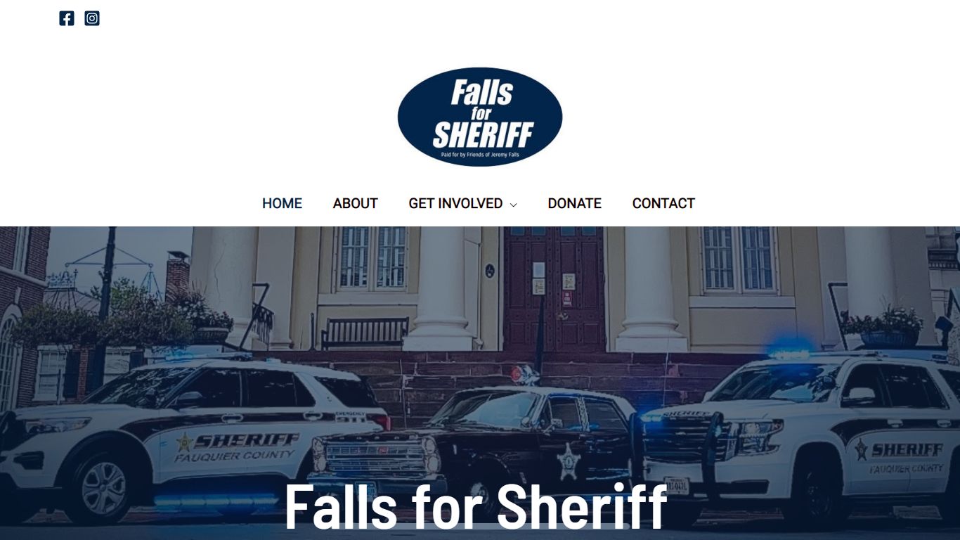 Falls for Sheriff – Jeremy Falls for Fauquier County Sheriff